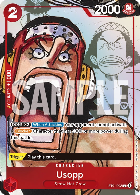 Image for Usopp - ST01-002 (Alternate Art) - One Piece Card Game