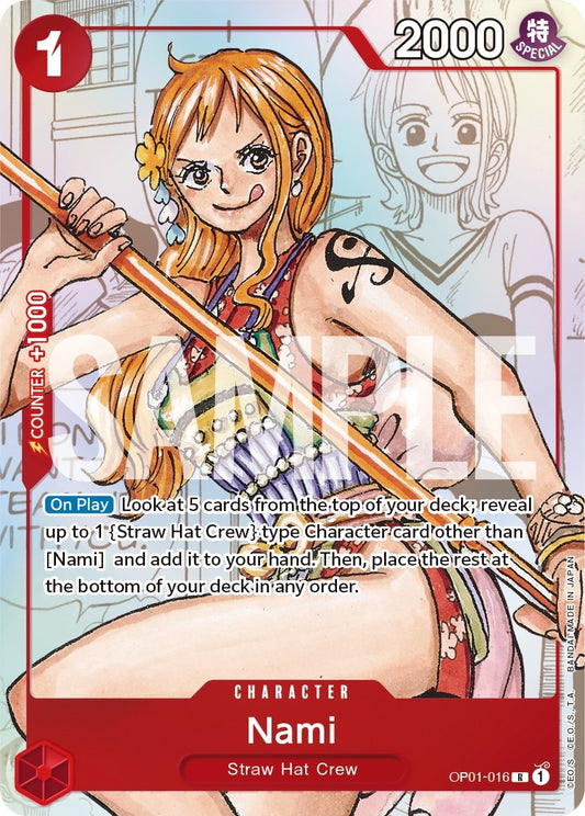 Image for Nami - OP01-016 (Alternate Art) - One Piece Card Game