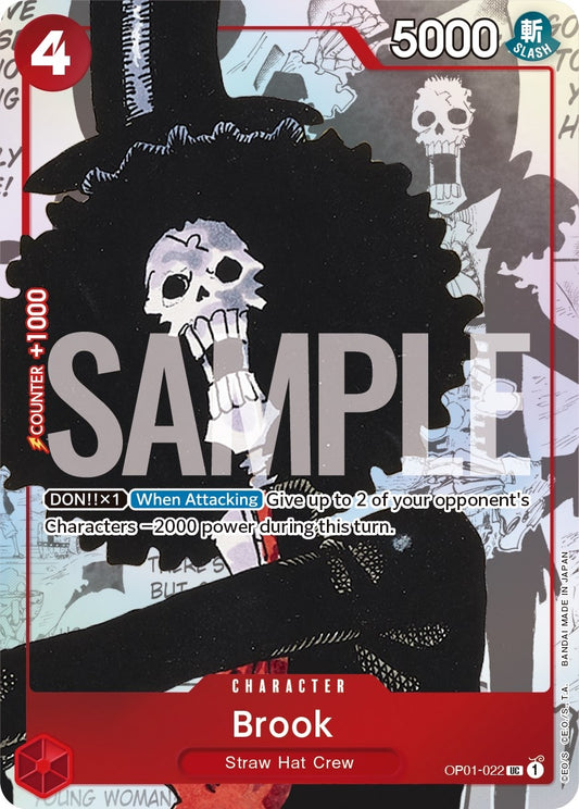 Image for Brook - OP01-022 (Alternate Art) - One Piece Card Game