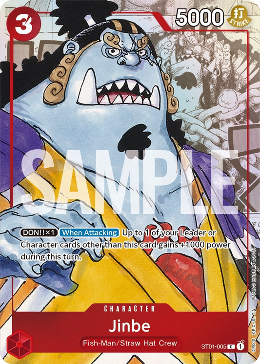 Image for Jinbe - ST01-005 (Alternate Art) - One Piece Card Game