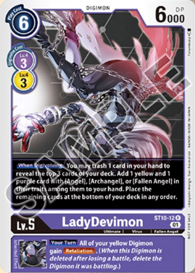 Image for LadyDevimon (Tamer Goods Set Angewomon & LadyDevimon) - Digimon Card Game