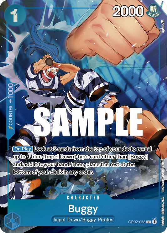 Image for Buggy (Alternate Art) - One Piece Card Game