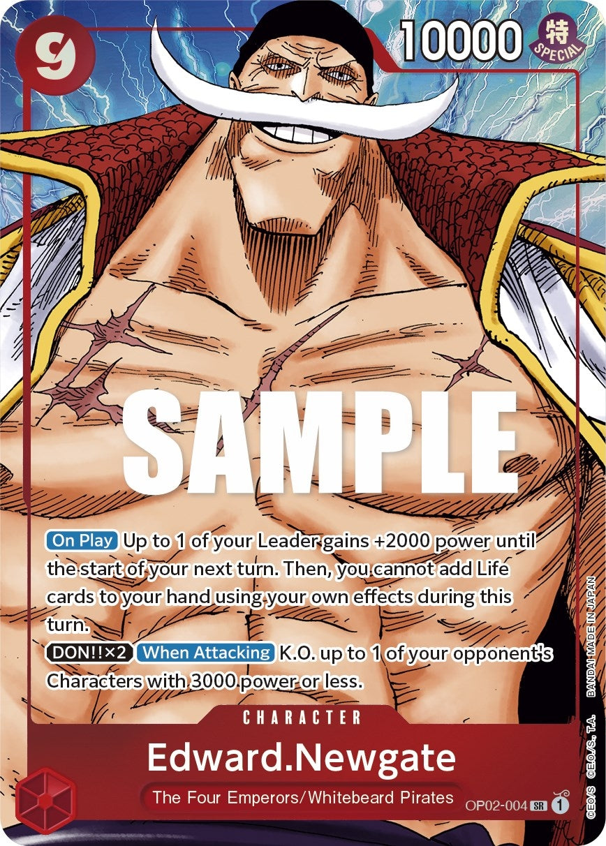 Image for Edward.Newgate (004) (Alternate Art) - One Piece Card Game