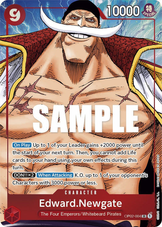 Image for Edward.Newgate (004) (Alternate Art) - One Piece Card Game