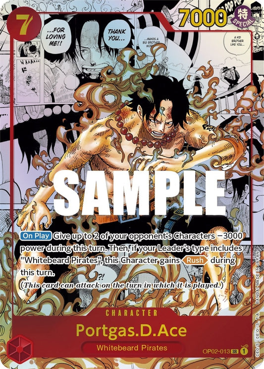 Image for Portgas.D.Ace (Parallel) (Manga) (Alternate Art) - One Piece Card Game