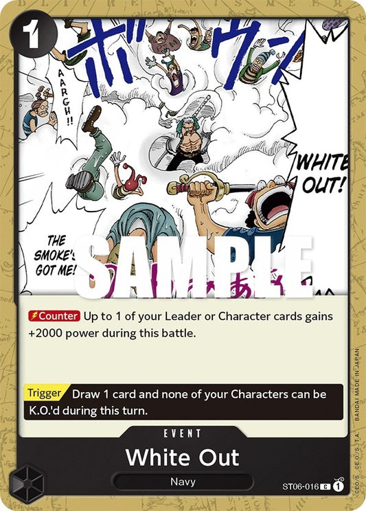 Image for White Out - One Piece Card Game