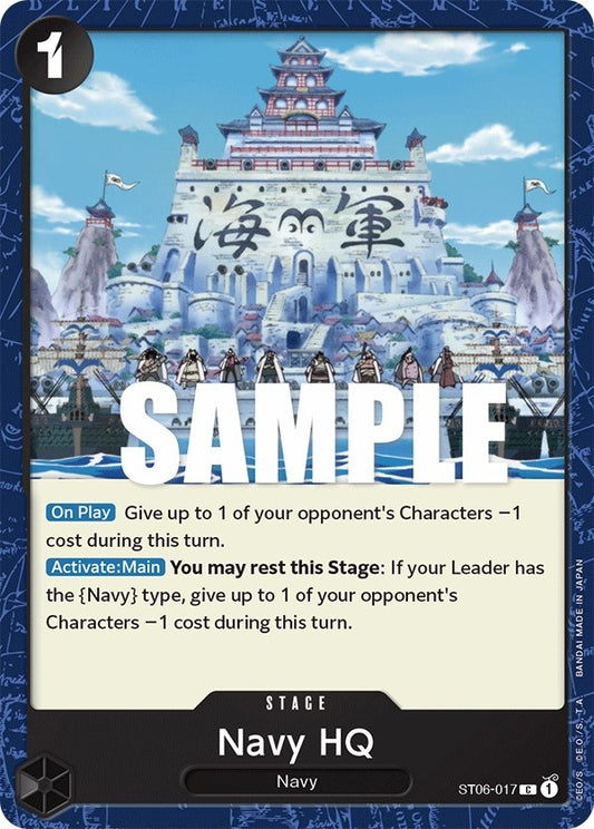 Image for Navy HQ - One Piece Card Game