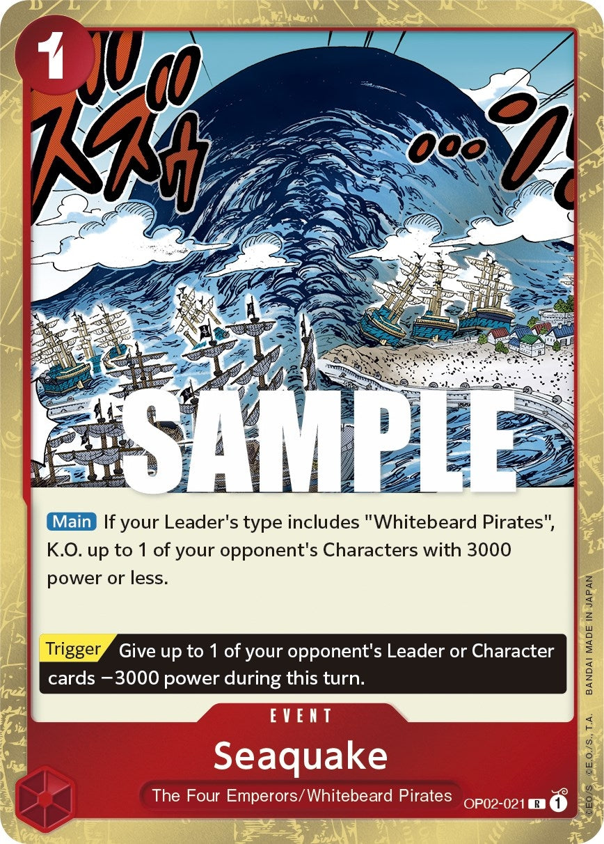 Image for Seaquake - One Piece Card Game