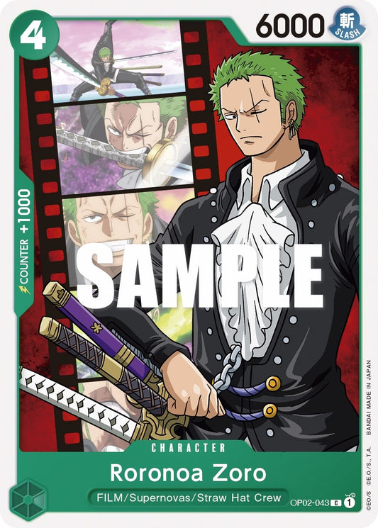 Image for Roronoa Zoro - One Piece Card Game