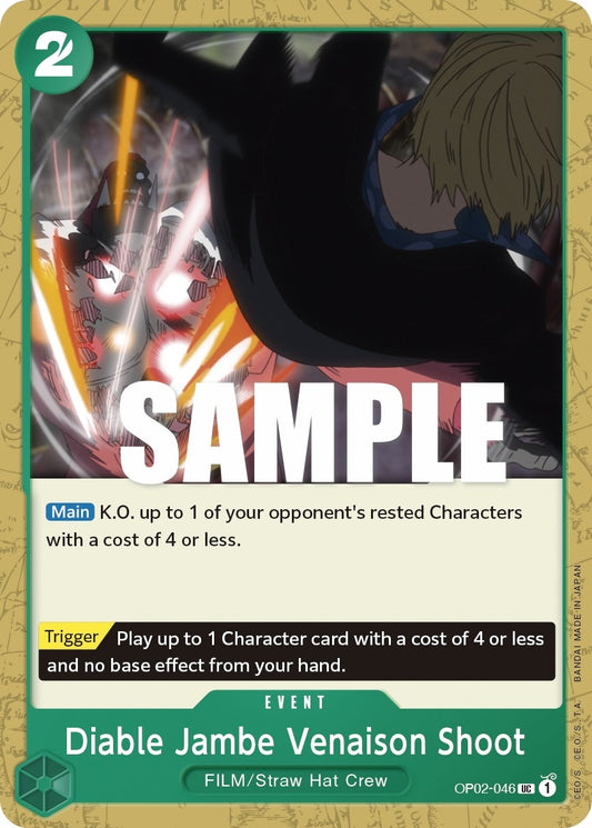 Image for Diable Jambe Venaison Shoot - One Piece Card Game