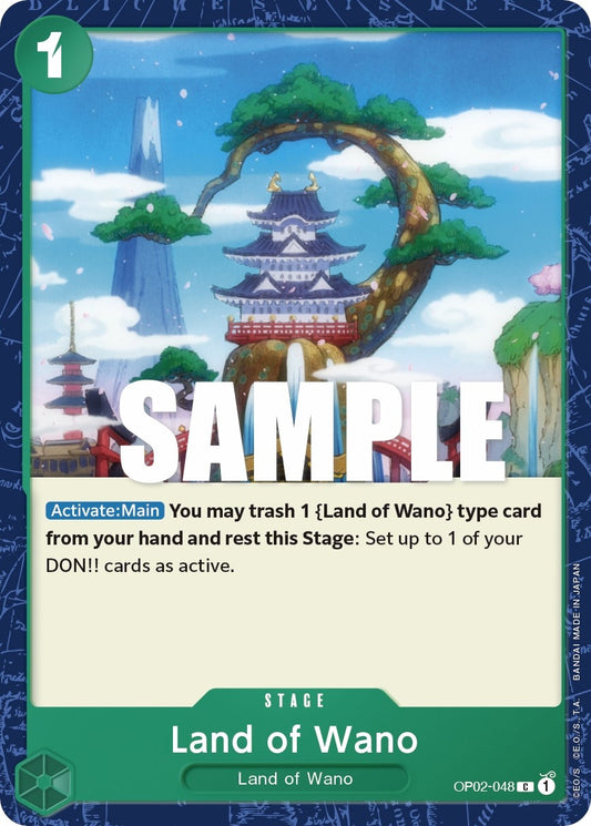 Image for Land of Wano - One Piece Card Game