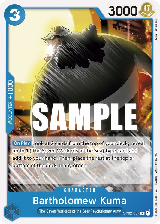 Image for Bartholomew Kuma - One Piece Card Game