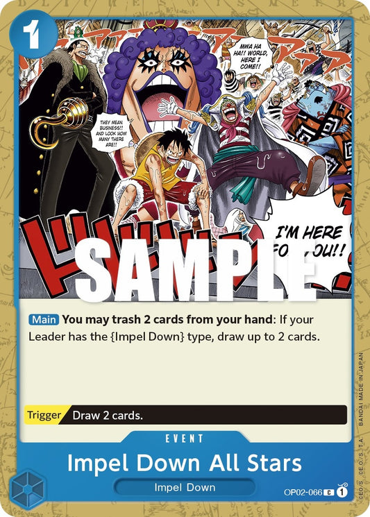 Image for Impel Down All Stars - One Piece Card Game