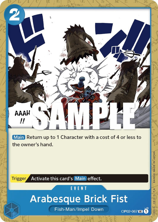 Image for Arabesque Brick Fist - One Piece Card Game