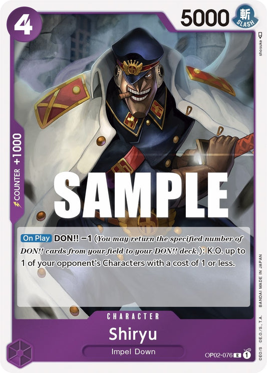 Image for Shiryu - One Piece Card Game