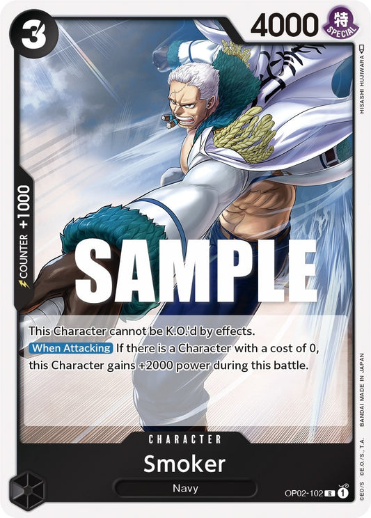 Image for Smoker (102) - One Piece Card Game