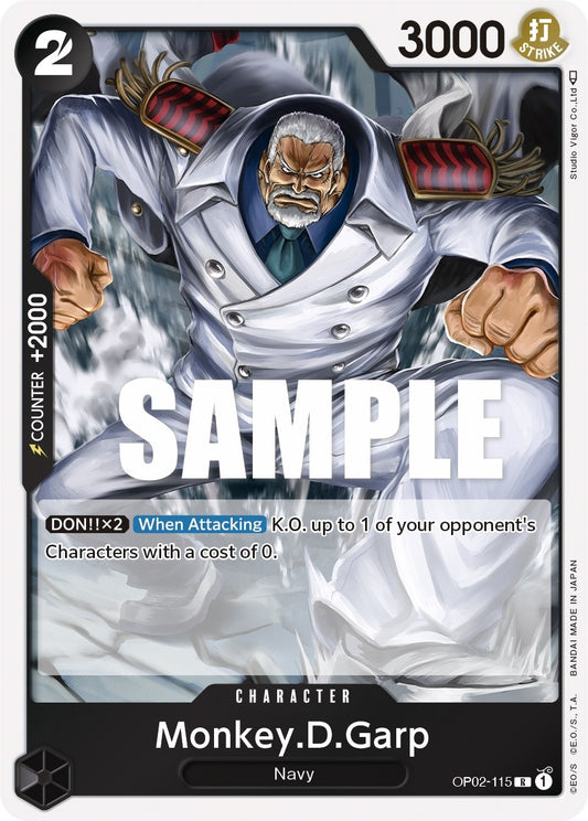Image for Monkey.D.Garp (115) - One Piece Card Game