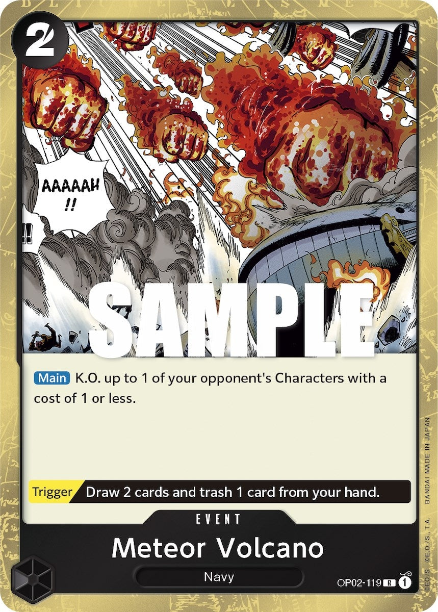 Image for Meteor Volcano - One Piece Card Game