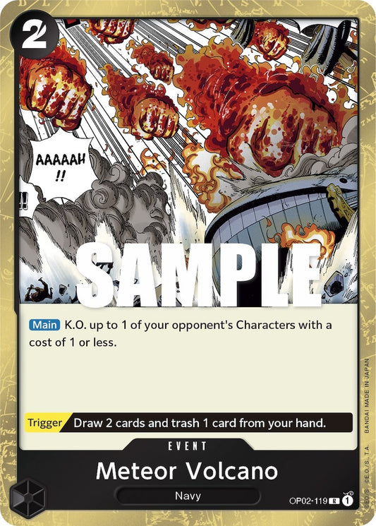 Image for Meteor Volcano - One Piece Card Game