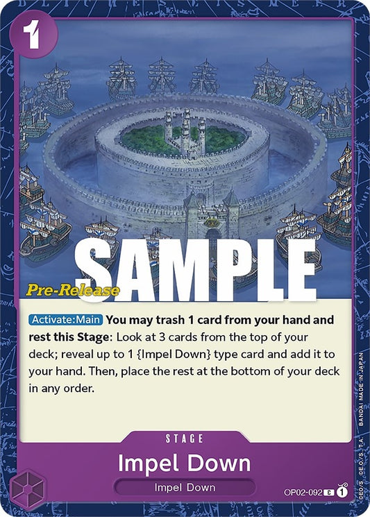 Image for Impel Down - One Piece Card Game