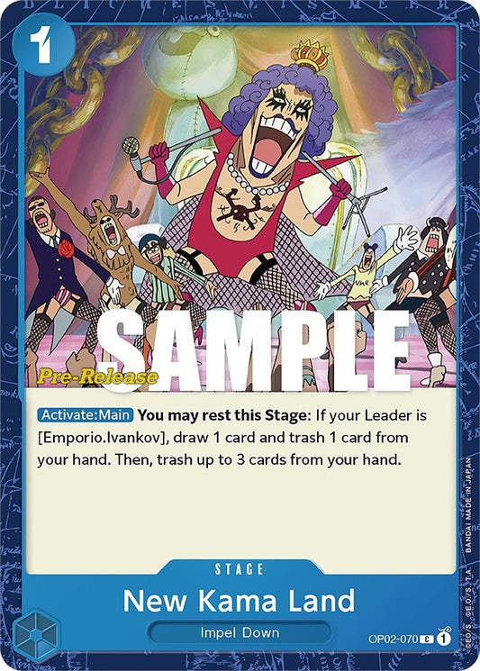 Image for New Kama Land - One Piece Card Game