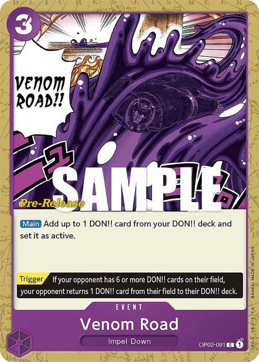 Image for Venom Road - One Piece Card Game