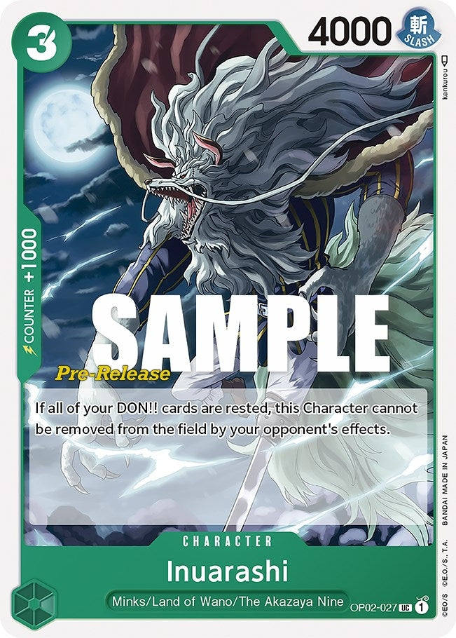 Image for Inuarashi - One Piece Card Game