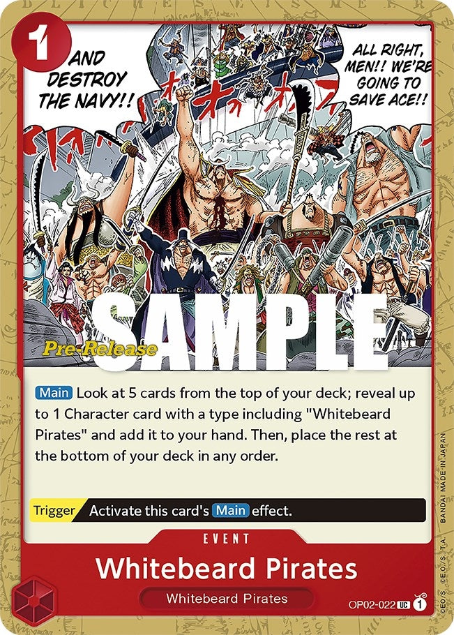 Image for Whitebeard Pirates - One Piece Card Game