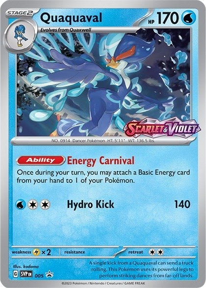 Image for Quaquaval - 005 (Prerelease) - Pokemon