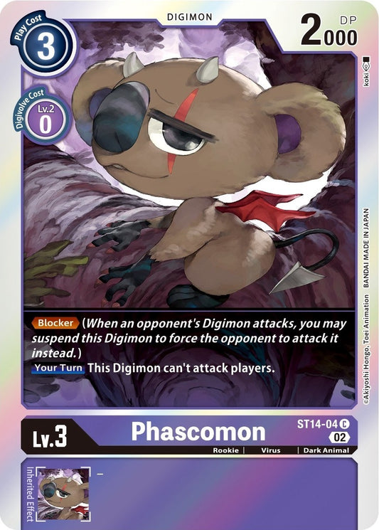 Image for Phascomon - Digimon Card Game