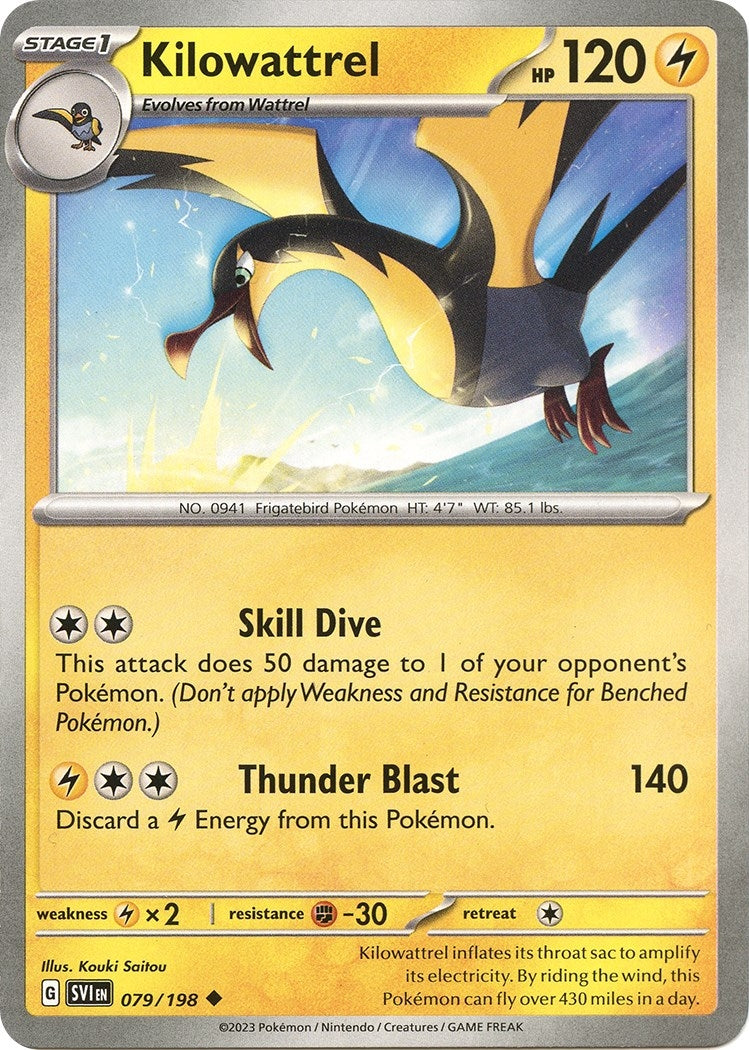 Image for Kilowattrel - Pokemon