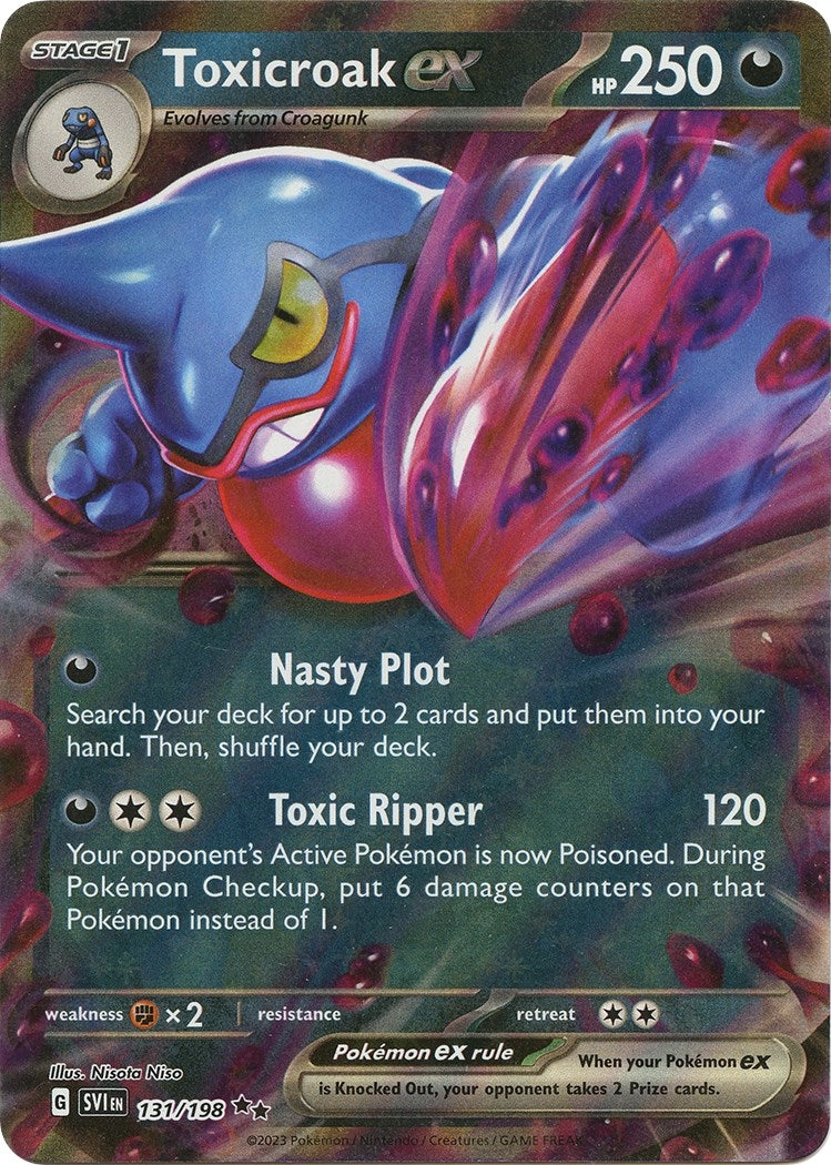 Image for Toxicroak ex - Pokemon