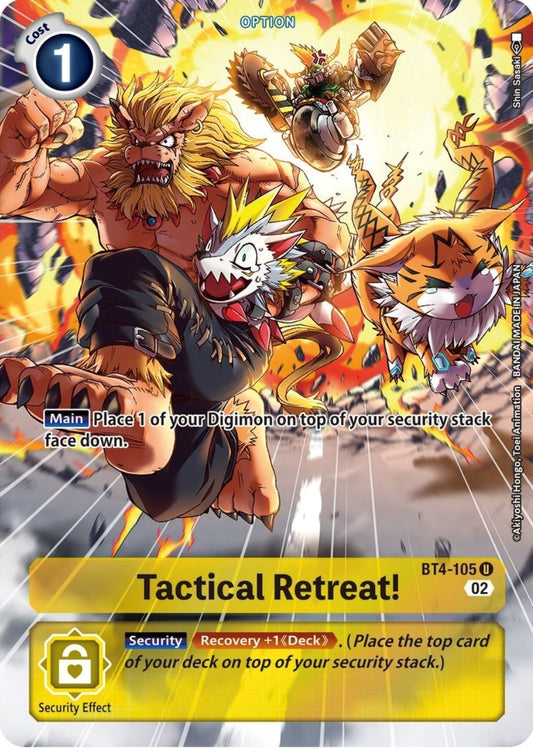 Image for Tactical Retreat! (Alternate Art) - Digimon Card Game