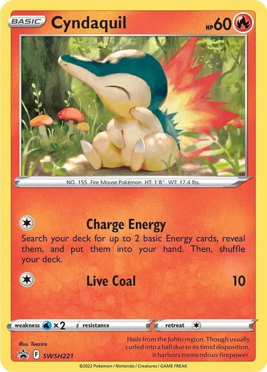 Image for Cyndaquil - SWSH221 (Cosmos Holo) - Pokemon
