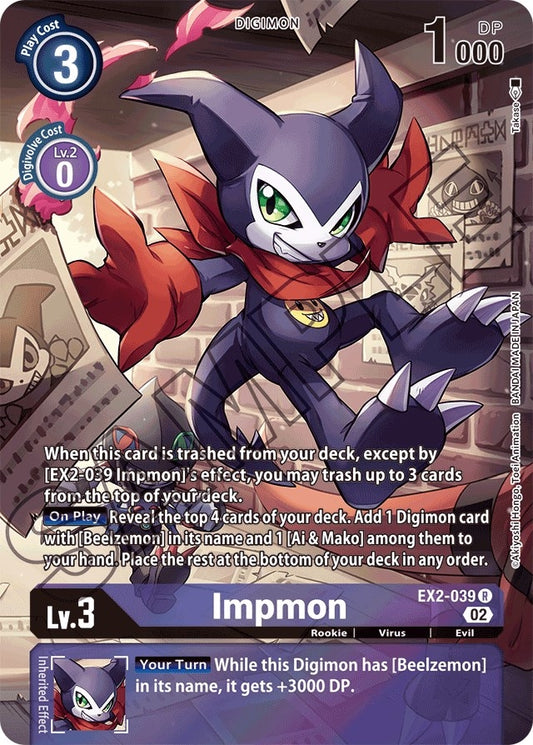 Image for Impmon - EX2-039 (Alternate Art) - Digimon Card Game