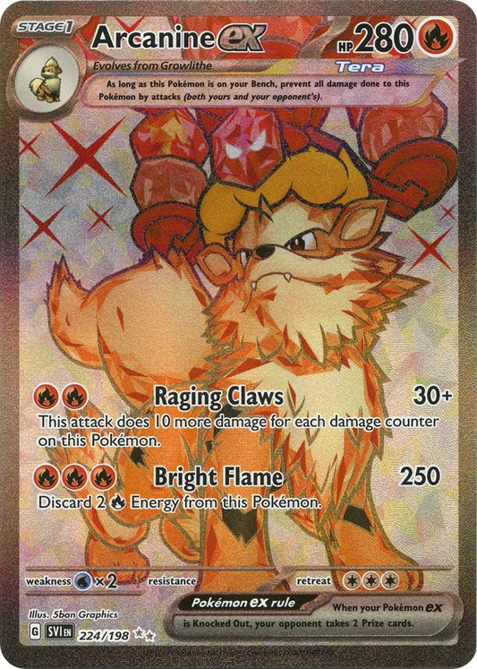 Image for Arcanine ex - Pokemon