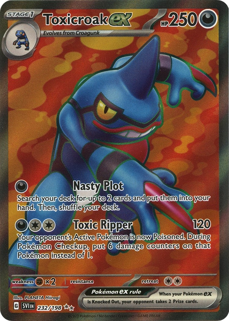 Image for Toxicroak ex - Pokemon