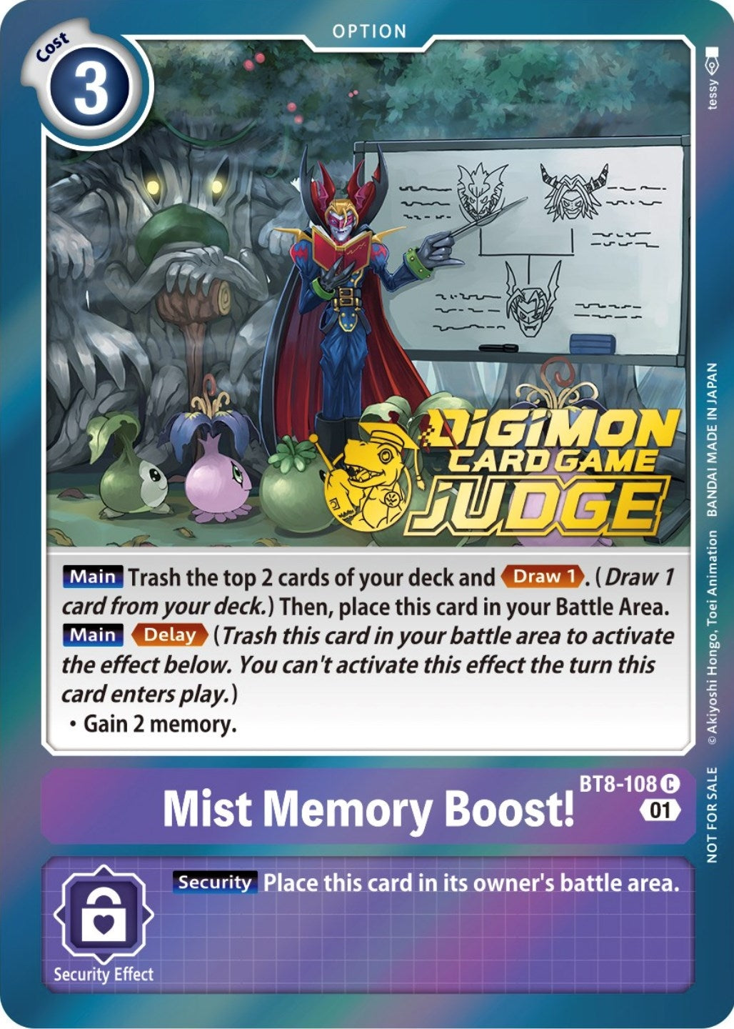 Image for Mist Memory Boost! (Judge Pack 3) - Digimon Card Game