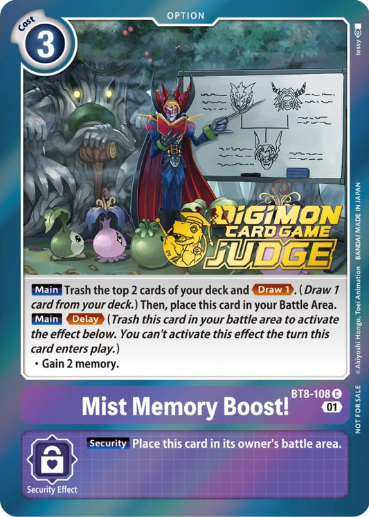 Image for Mist Memory Boost! (Judge Pack 3) - Digimon Card Game