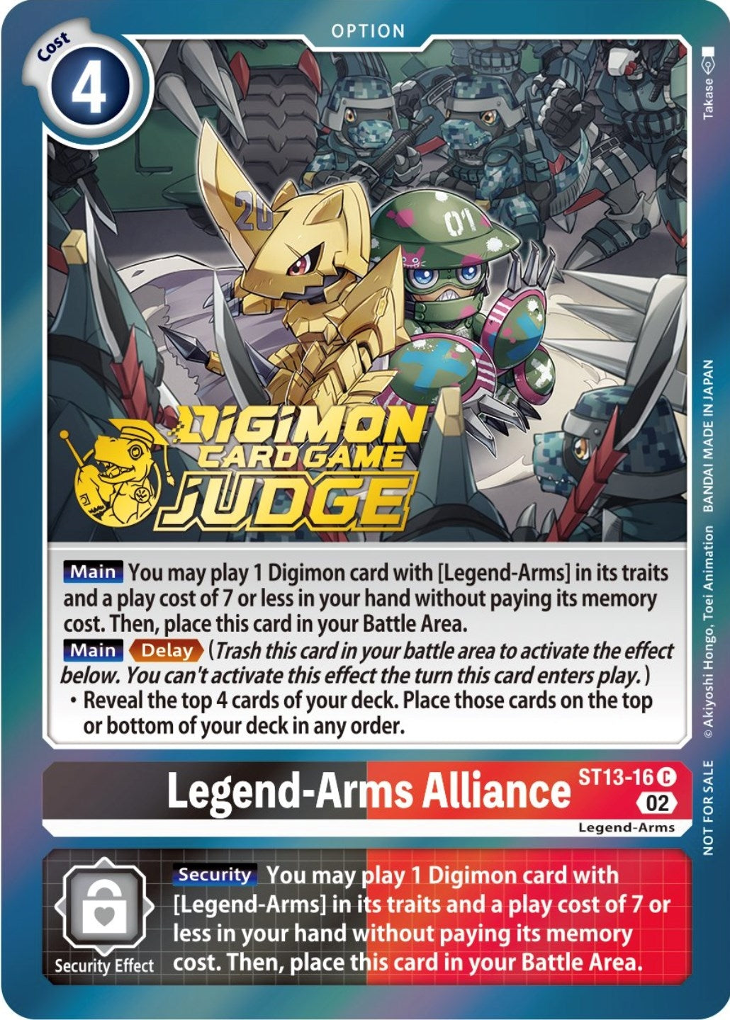 Image for Legend-Arms Alliance (Judge Pack 3) - Digimon Card Game