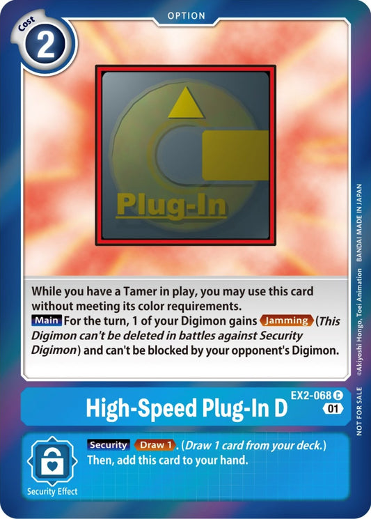 Image for High-Speed Plug-In D (Event Pack 4) - Digimon Card Game