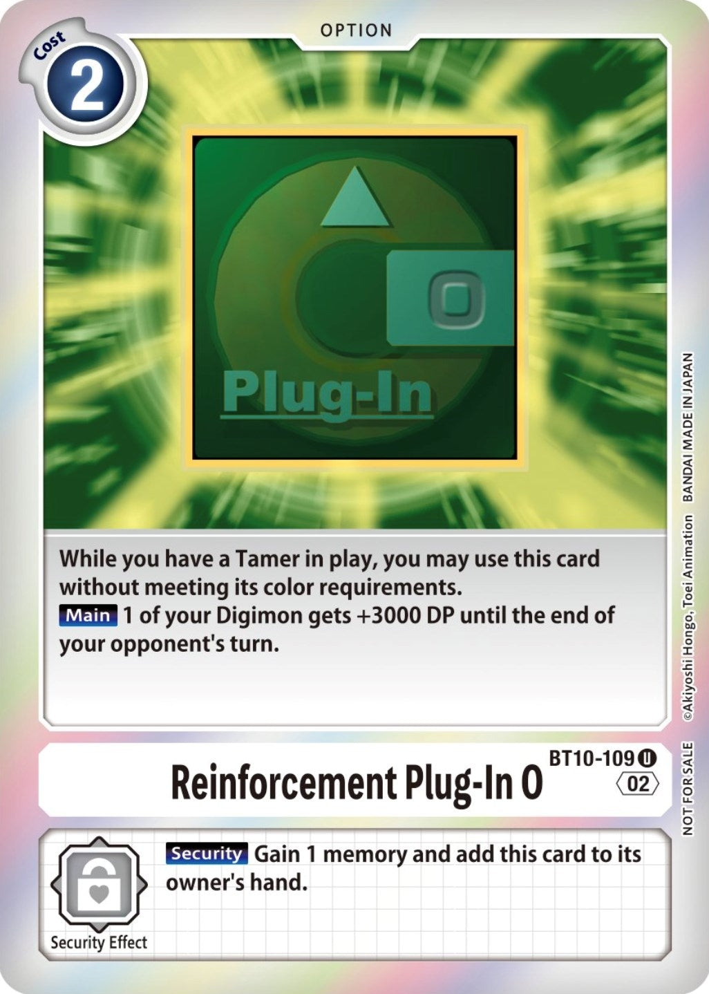 Image for Reinforcement Plug-In 0 (Event Pack 4) - Digimon Card Game