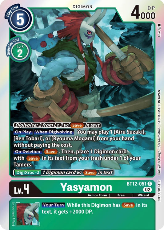 Image for Yasyamon (Box Topper) - Digimon Card Game