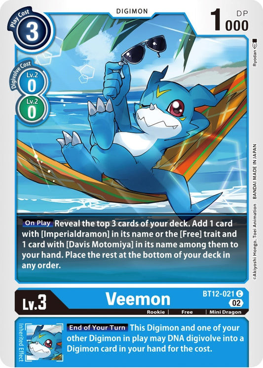 Image for Veemon - Digimon Card Game
