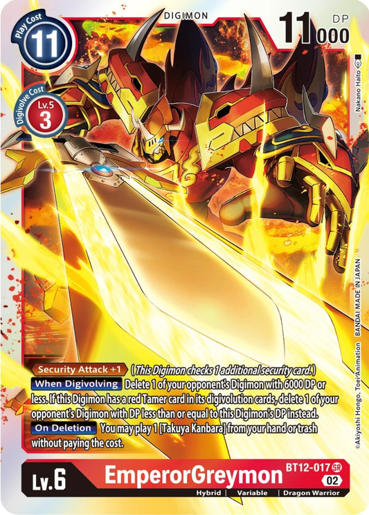 Image for EmperorGreymon - Digimon Card Game