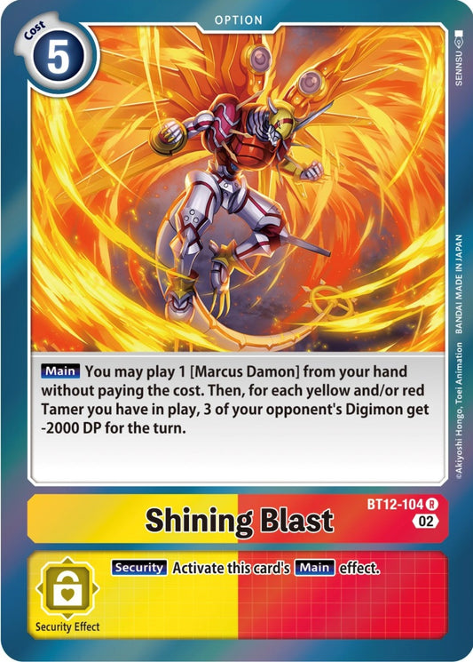 Image for Shining Blast - Digimon Card Game