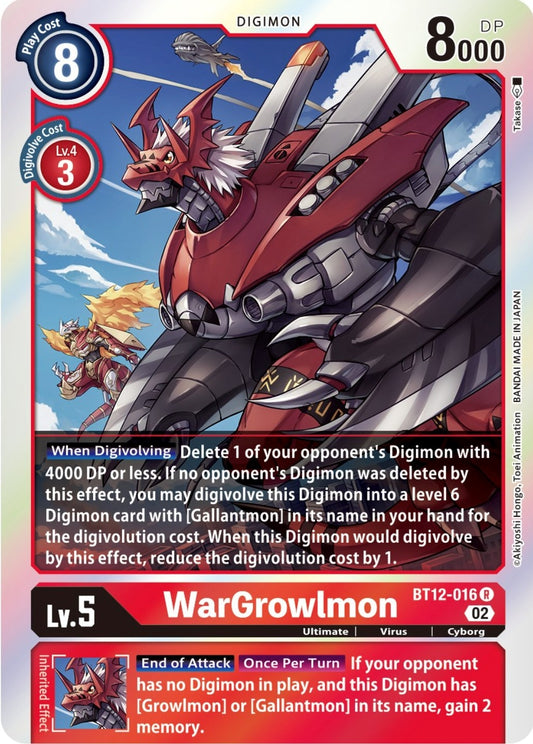 Image for WarGrowlmon - Digimon Card Game