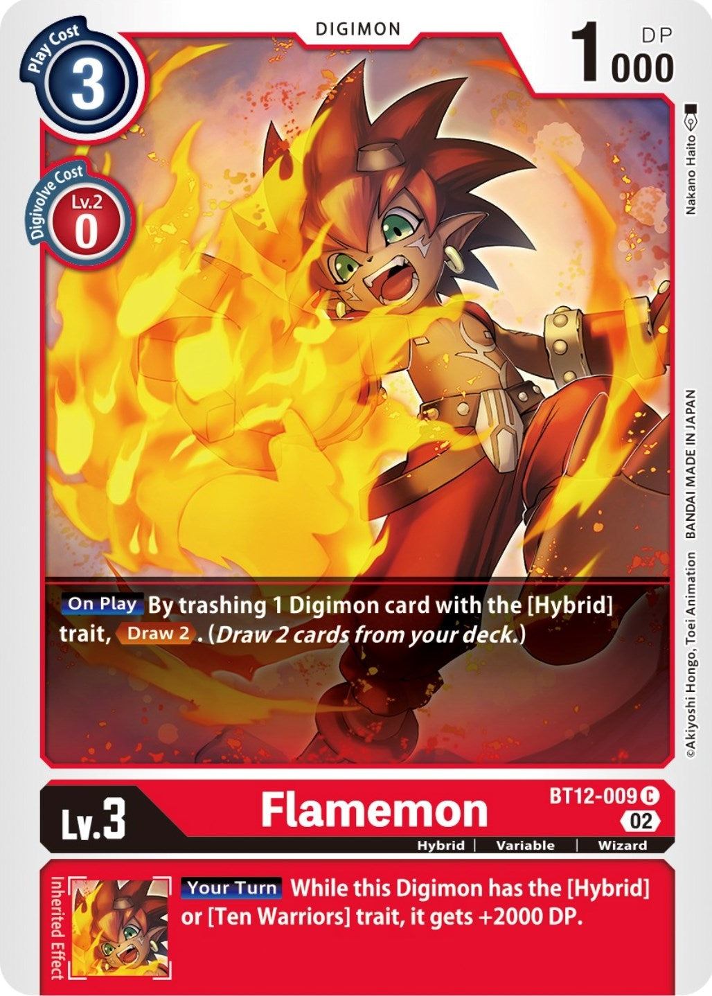 Image for Flamemon - Digimon Card Game