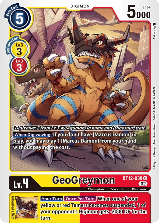 Image for GeoGreymon - Digimon Card Game