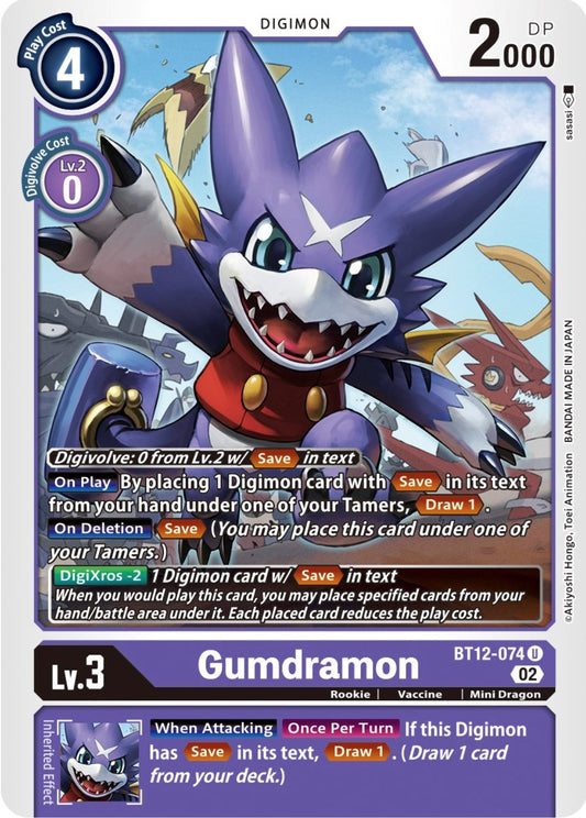 Image for Gumdramon - Digimon Card Game